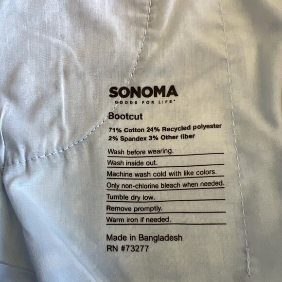 Sonoma Jeans Womens 20W Blue Medium Wash Bootcut Stretch Denim 31" Inseam - Picture 8 of 13